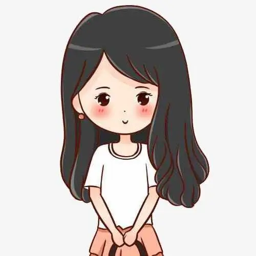 卡通头像长发