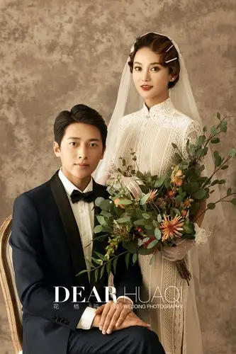 旗袍婚纱照穿旗袍披头纱待嫁的旧时光才有的魅力