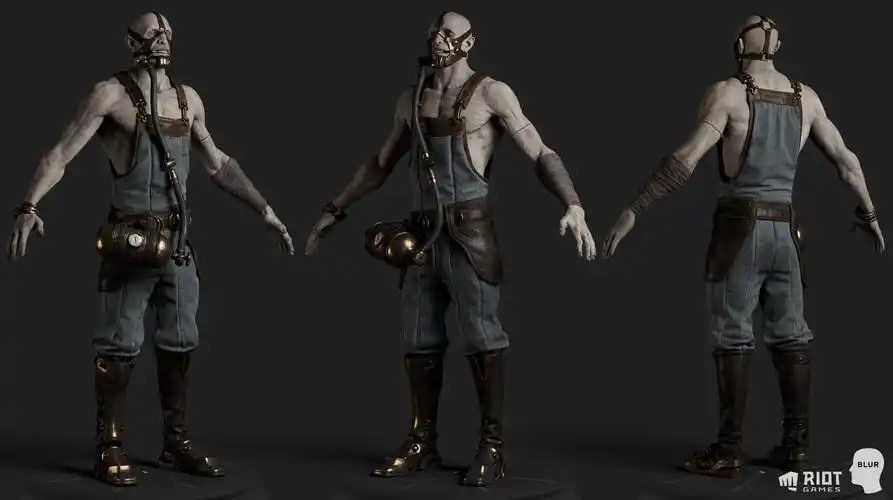 《英雄联盟》宣传cg角色3d建模公开 盖伦英武女警美艳_3dm网游