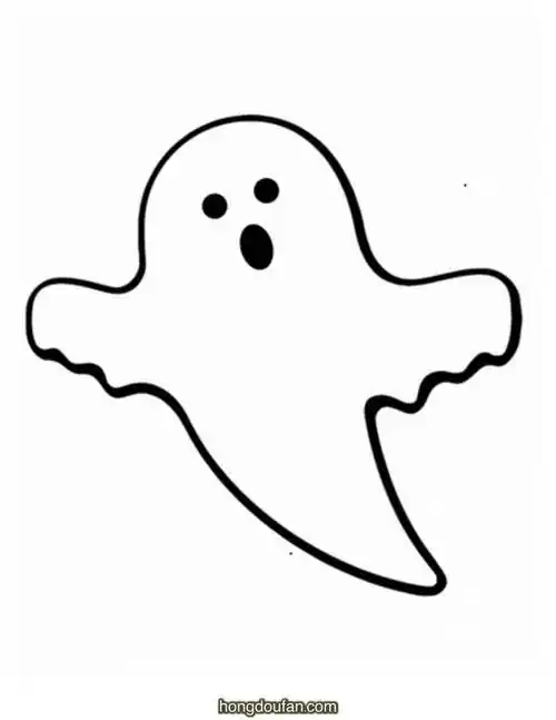 7张万圣节南瓜小鬼头卡通手绘简笔画 | 红豆饭小学生简笔画大全