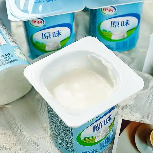 伊利酸奶红枣八连杯板酸风味发酵乳非袋装网红儿童早餐原味16连杯100g