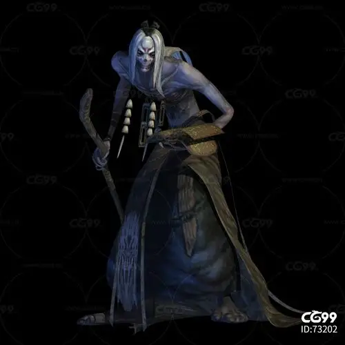 亡灵法师 骷髅法师 妖魔鬼怪带一套动作