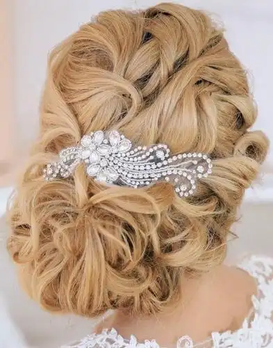 新娘欧美发髻盘发凸显优雅女神范