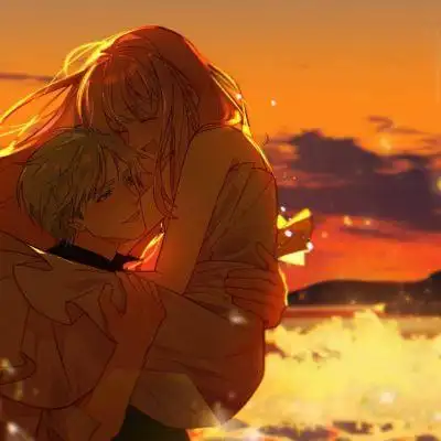 头像男女动漫情侣唯美浪漫高清图片,唯美浪漫的cp动漫情头_情侣动漫