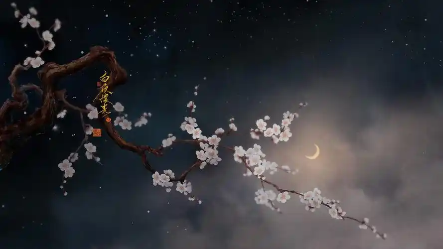 暗香浮动月黄昏-水墨古风原创作品-触站