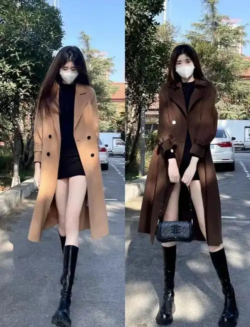 今年火了一种搭配叫:"大衣 裙子",显高显瘦,太适合30 女人