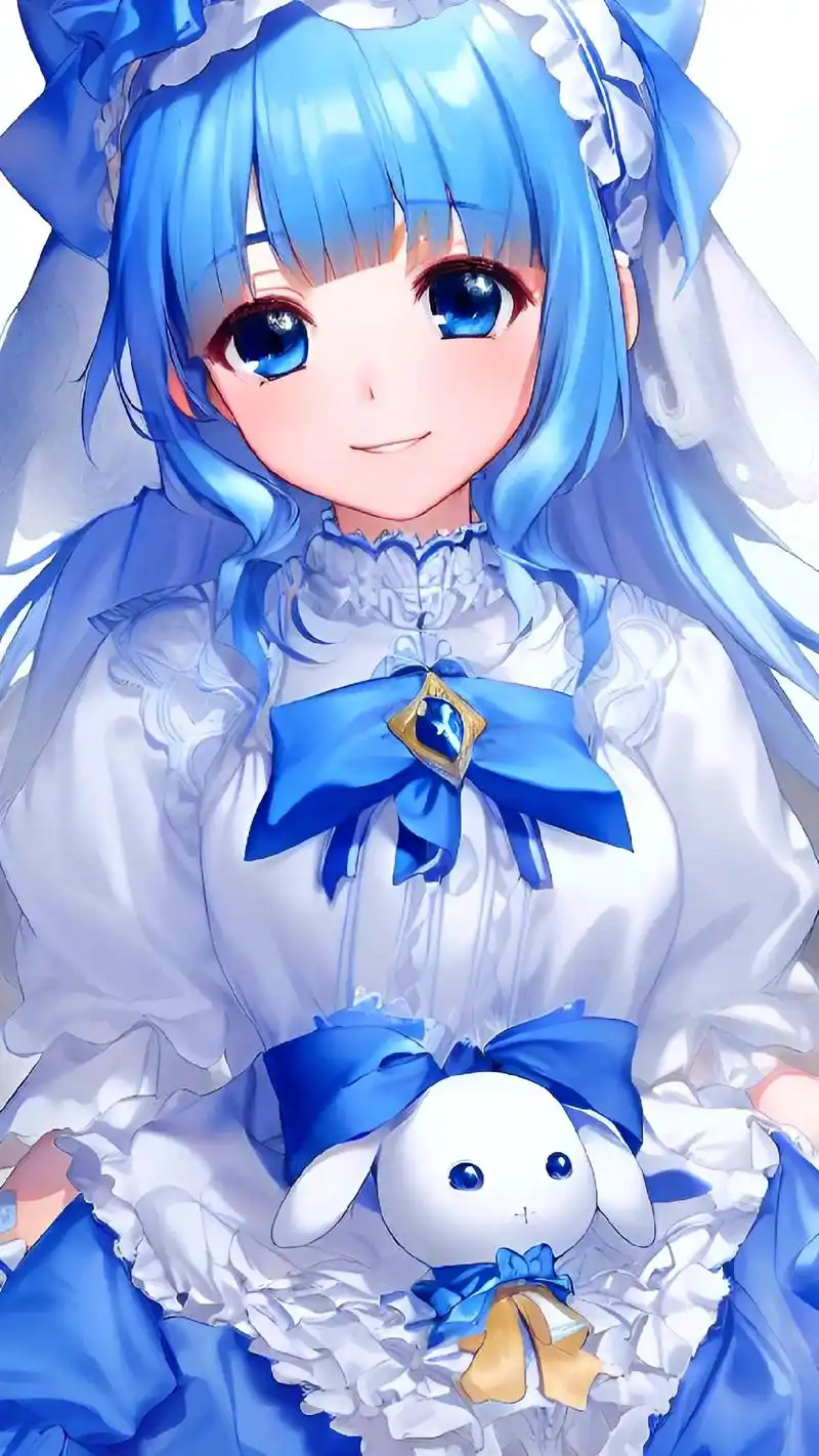 二次元壁纸 #动漫少女 #仙气女生头像  - 抖音