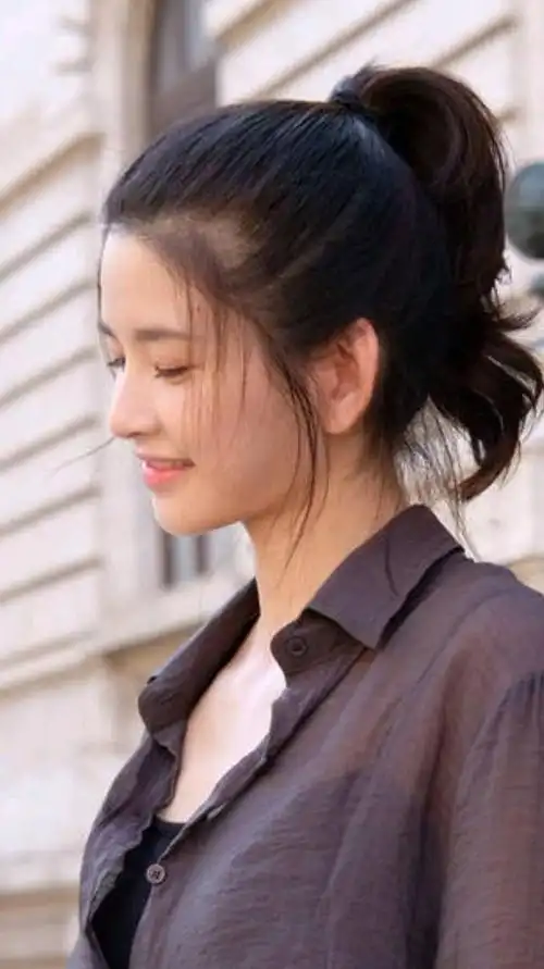 林思意,喜欢扎马尾辫的女明星