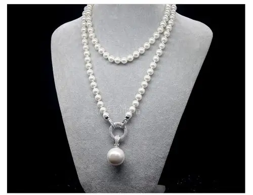 大珍珠吊坠珍珠项链_10