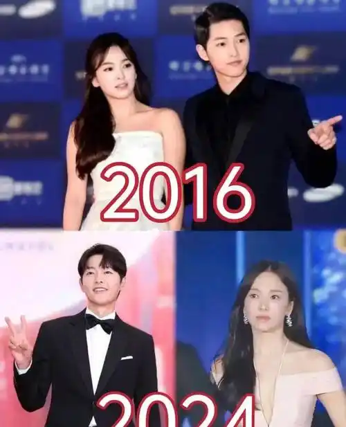 宋慧乔宋仲基重逢,一个台上颁奖,一个台下凝望,粉丝终于释怀了