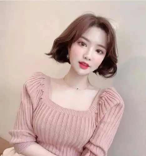 必火的短发微胖女神都剪了