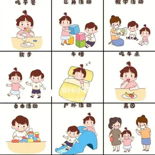 幼儿园环创可打印素材  #幼儿园开学环创  #幼儿园一日流程图