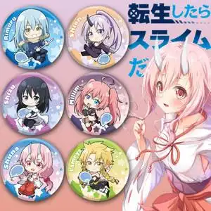 我转生变成史莱姆这档事利姆鲁朱菜紫苑纳瓦动漫徽章吧唧胸章 01