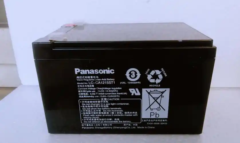 panasonic松下蓄电池lcca1215p1维护铅酸12v15ah消防监控ups蓄电池