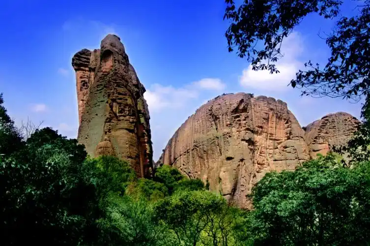 山上看龟峰,如痴如幻_神龟_景区_弋阳