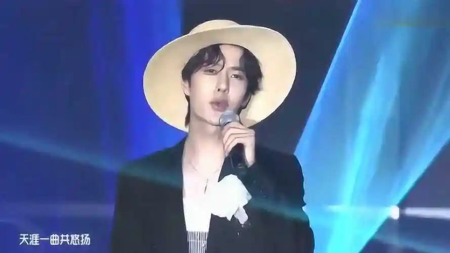 陈情令演唱会肖战王一博压轴演唱无羁王一博草帽造型好惊艳