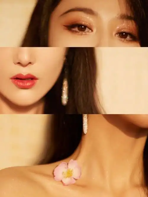 张馨予晒长发造型