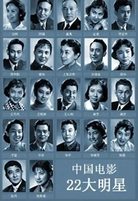 回顾"新中国22大影星"仅六人健在,最大的95岁,你还能认出几位|演员