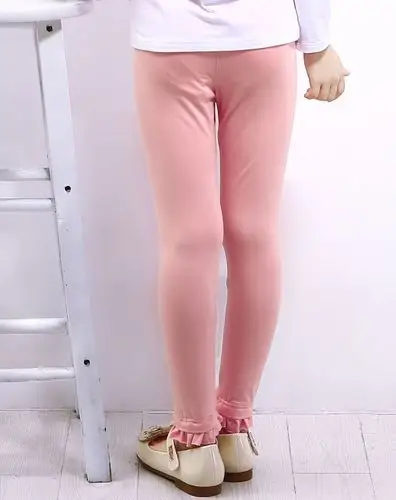 女童肉粉色打底裤