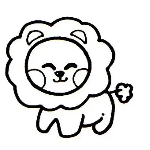 超可爱小动物简笔画素材,简单易学,快来临摹学习简笔画教程超萌超可爱