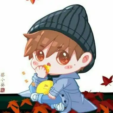 蔡徐坤高清头像动漫高清帅气的蔡徐坤手绘动漫q版头像图片