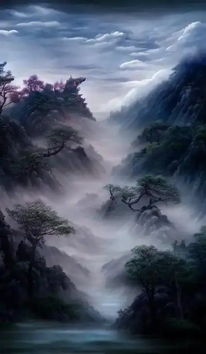 中国自然风景多美#图文伙伴计划 #抖音图文来了 #ai绘画  - 抖音