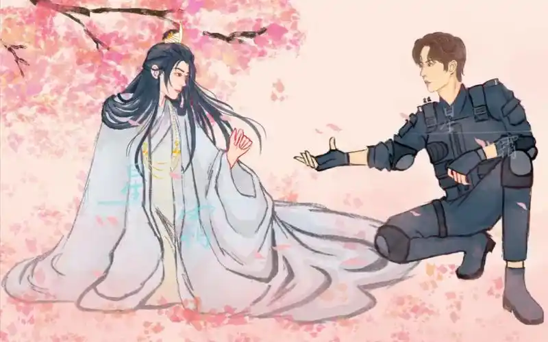 【博君一肖】【战山为王】陈宇×时影 绘画过程.