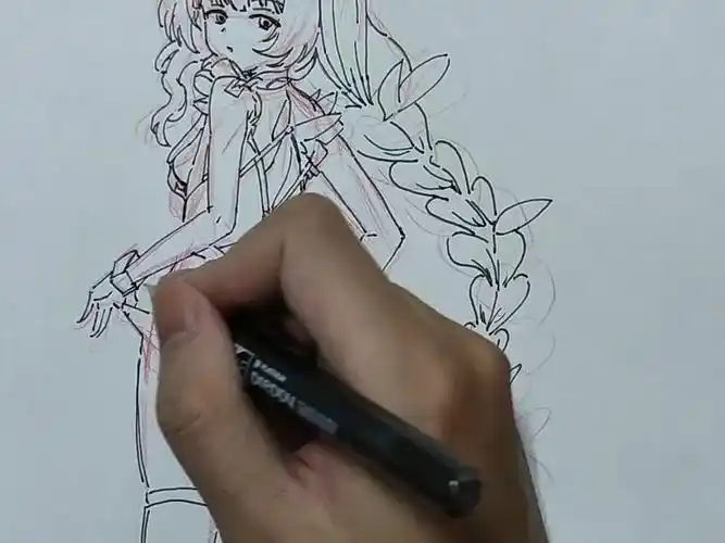 初学者也想画动漫人物day220