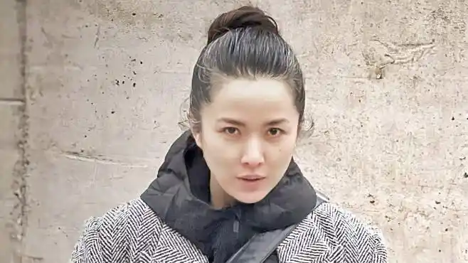 靳东老婆李佳晒近照 满头生白发 素颜出镜五官精致皮肤白皙