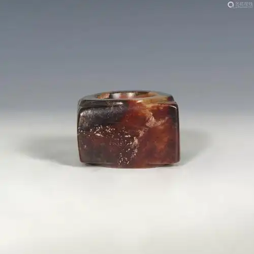 商代 玉琮a chinese jade cong, shang dynasty