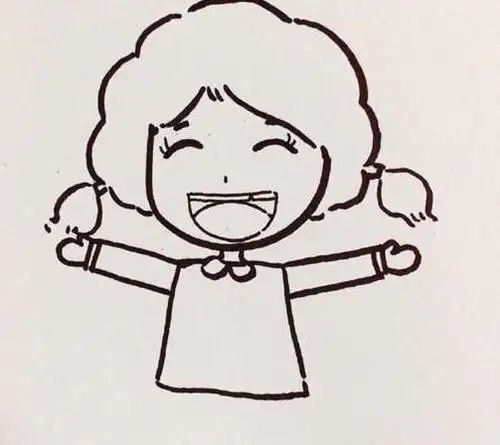 自画像头像简笔画