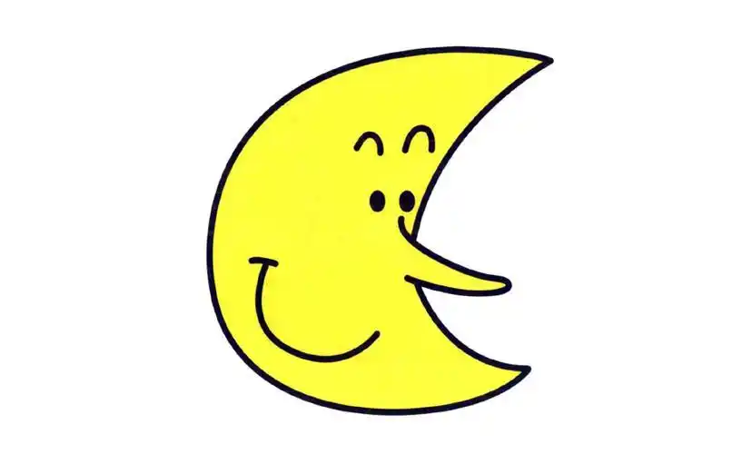 画月亮怎么画月亮简笔画简单彩色怎么画彩色的卡通月亮简笔画中秋节