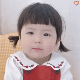 萌娃丸子妹表情包动图