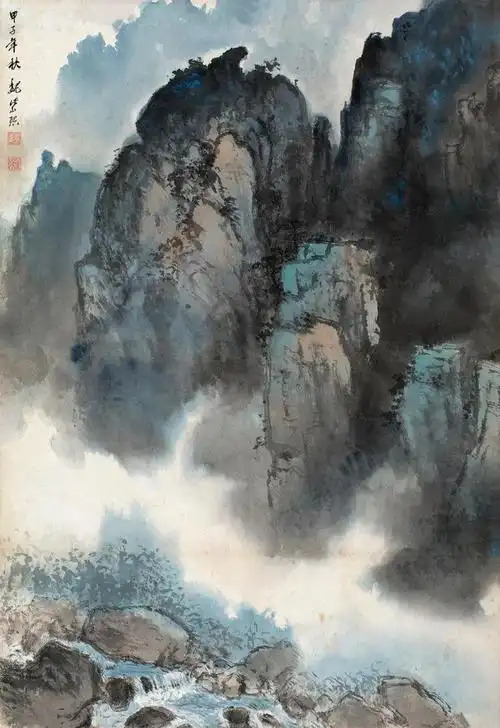 艺术鉴赏魏紫熙笔下大气磅礴的山水画