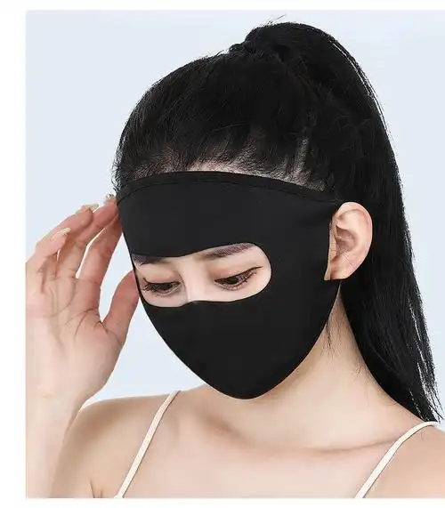 新款防晒面罩护全脸面膜口罩自行车电动车防风尘沙滩蒙面男女