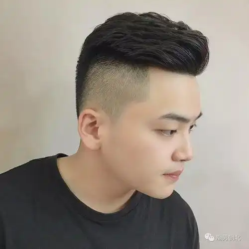 第3款:两边铲背头发型