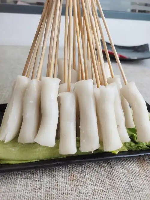 年糕小串手把条串商用冷冻100串铁板素食半成品年糕