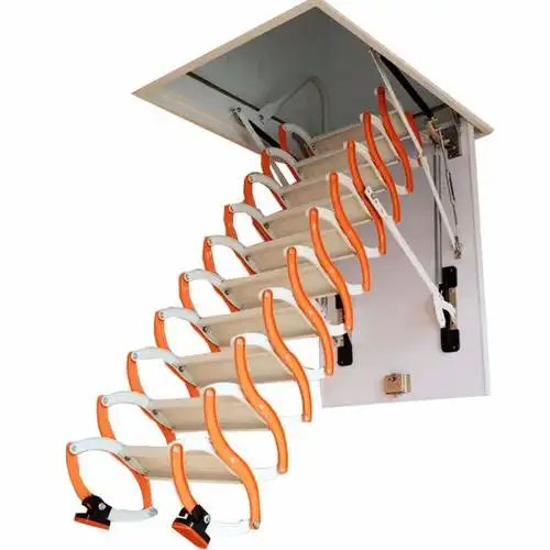 我公司产品有电动遥控伸缩楼梯,豪华型伸缩楼梯,实用型伸缩楼梯.