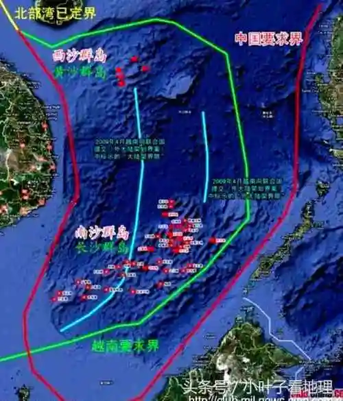 看地理南中国海海域