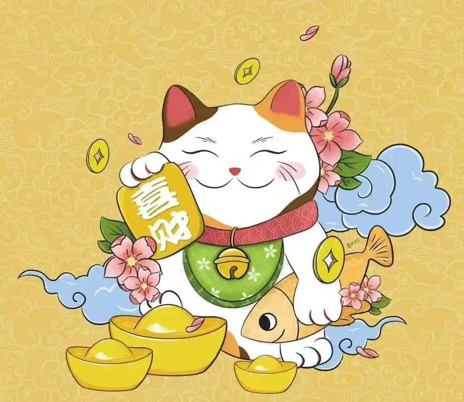 招财猫 #萌宠头像 #招财 #超萌 - 抖音