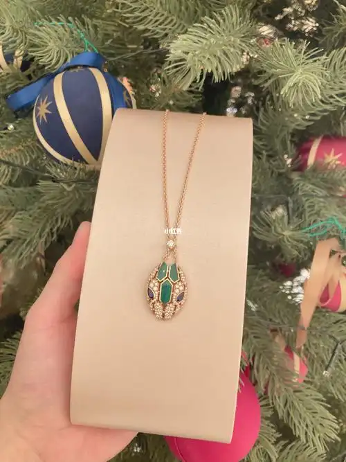 宝格丽top款蛇头项链