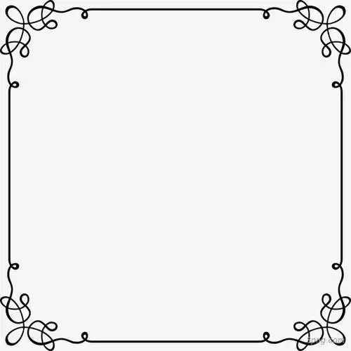 边框 古典 黑色 线框 艺术