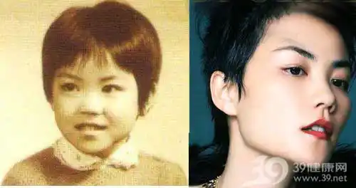 王菲罕见童年照