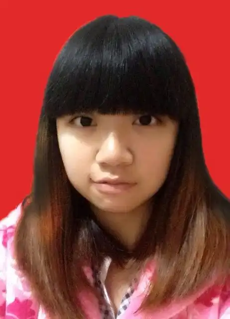 谁能帮我把这张照片p成红底的一寸照?急急急!