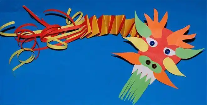 儿童亲子手工中国龙制作图解教程_网易订阅