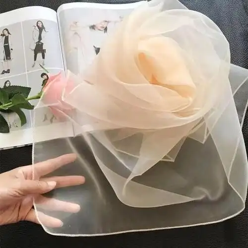 儿童成人蒙面防风沙防晒丝巾女大小方巾婴儿车宝宝透明薄款纱巾