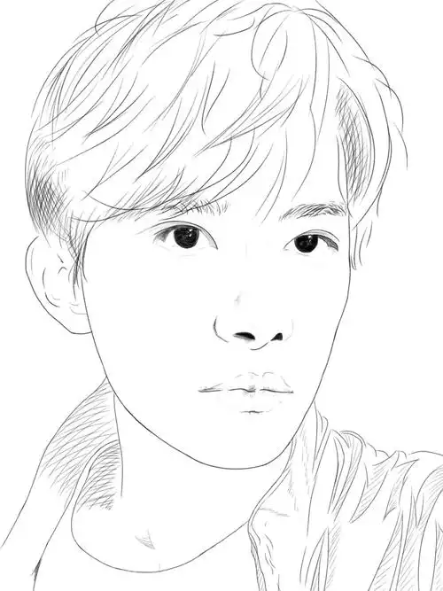 画画  #易烊千玺  #day4  #万语yeah  今天做核酸了,有点赶,冒犯千玺