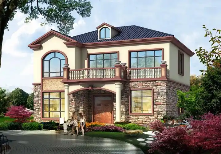 16万造价,自建二层小洋楼!建房可参考#农村建房 #自建二层 - 抖音