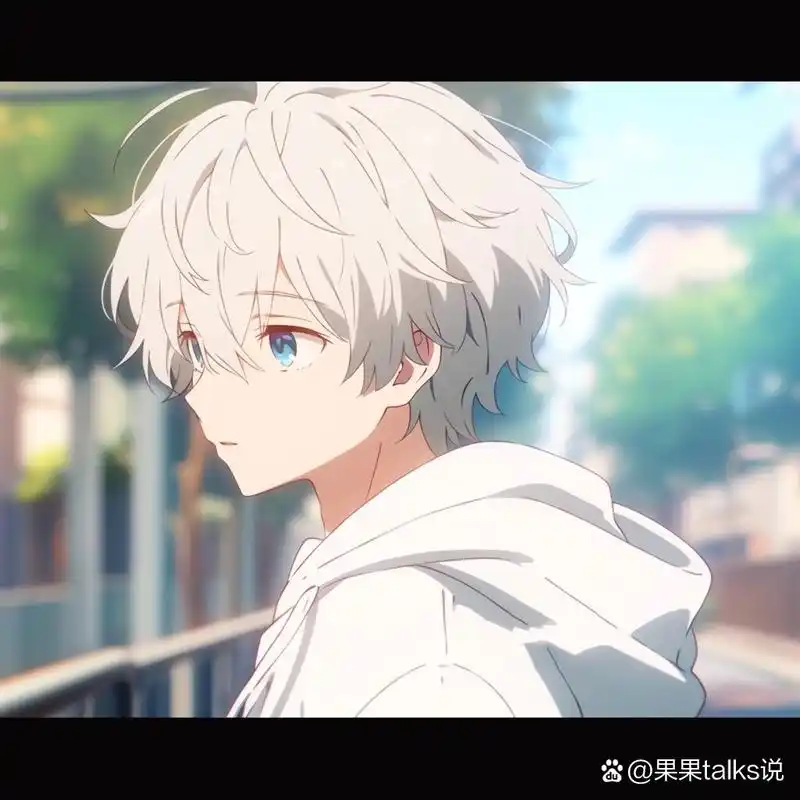 动漫男头|白毛少年