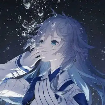 蓝色系头像一起坠入那蓝色的海洋里